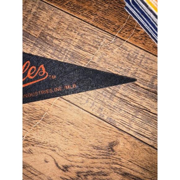 MLB Baltimore Orioles Mini Pennant 4”x9” Baseball Flag Banner Rico - Picture 5 of 7